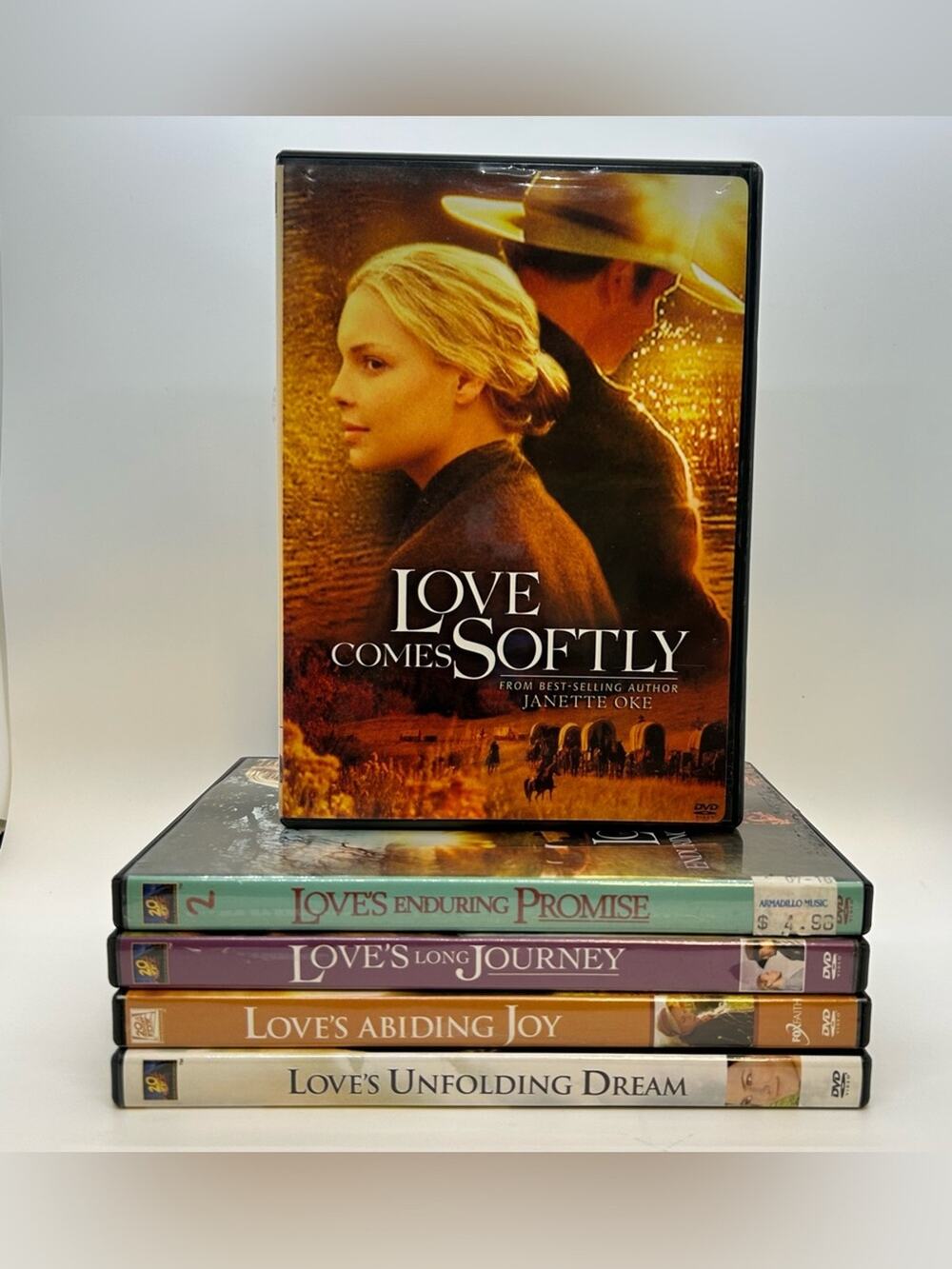 DVD Love Comes Softly Series Set Lot (5) Oke Christian Movies Faith Fox Hallmark